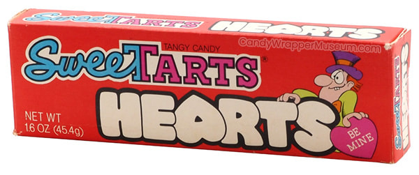 A box of Sweetarts made by Sunline featuring a cartoon man with a hat.